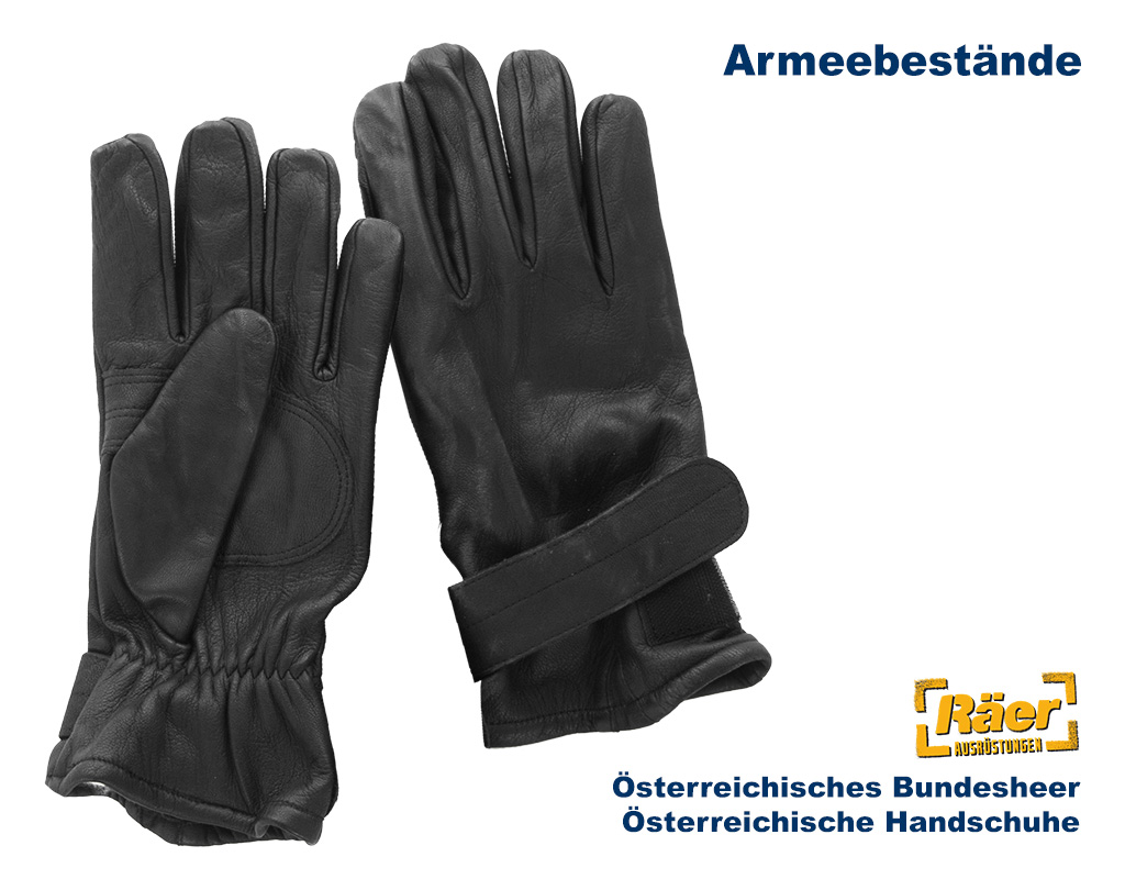 Österreichische Fingerhandschuhe, Leder    B