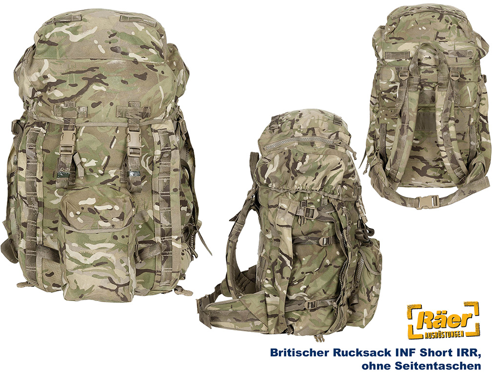 Britischer Rucksack INF Short IRR, MTP tarn    B