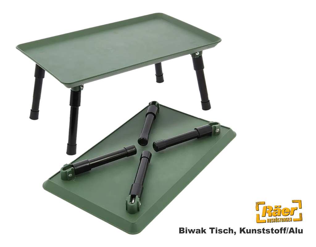 Biwak Tisch; Kunststoff/Aluminium    A