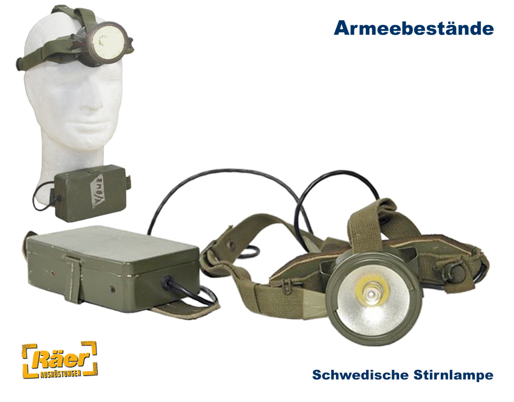 Schwedische Stirnlampe    A/B