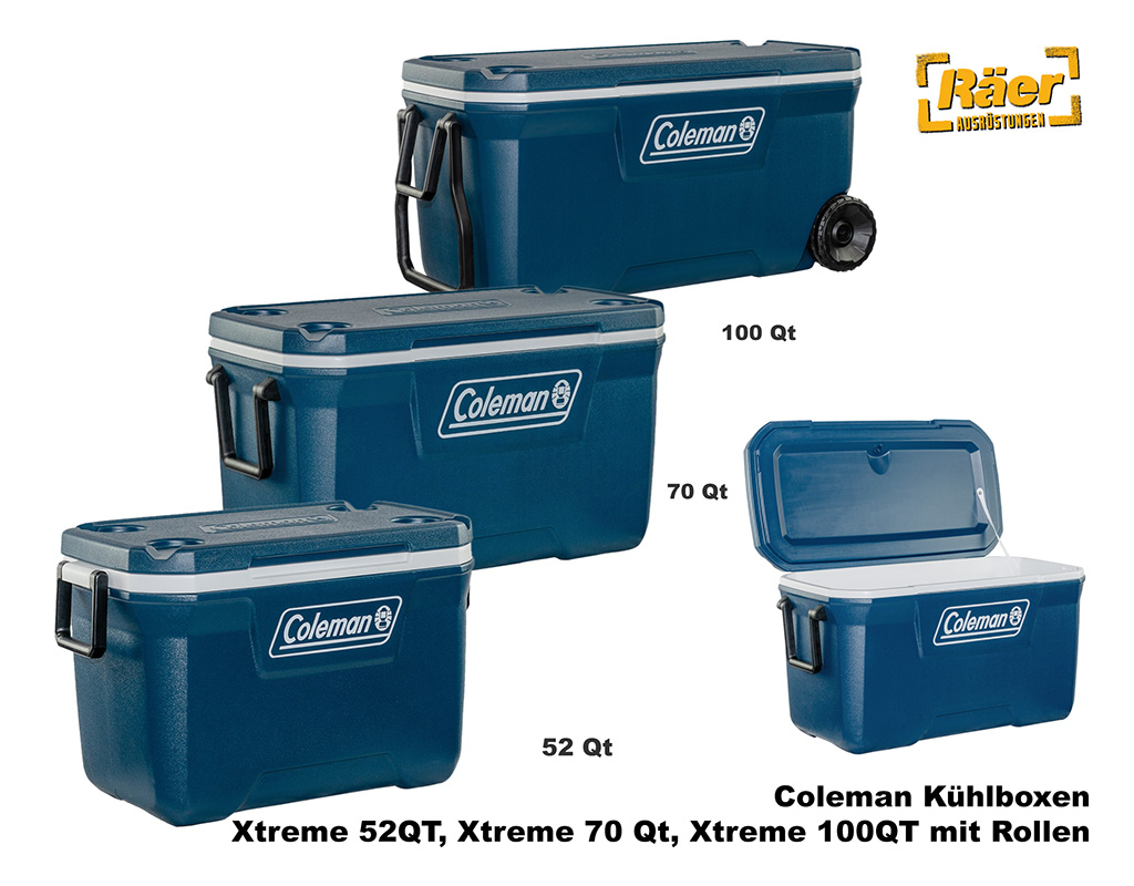 COLEMAN Kühlbox Xtreme 70 QT66 L Zubehör blau im Online Shop von