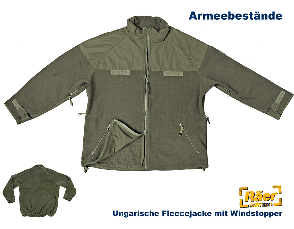 Ungarische Fleecejacke Alpin, Windstopper    B