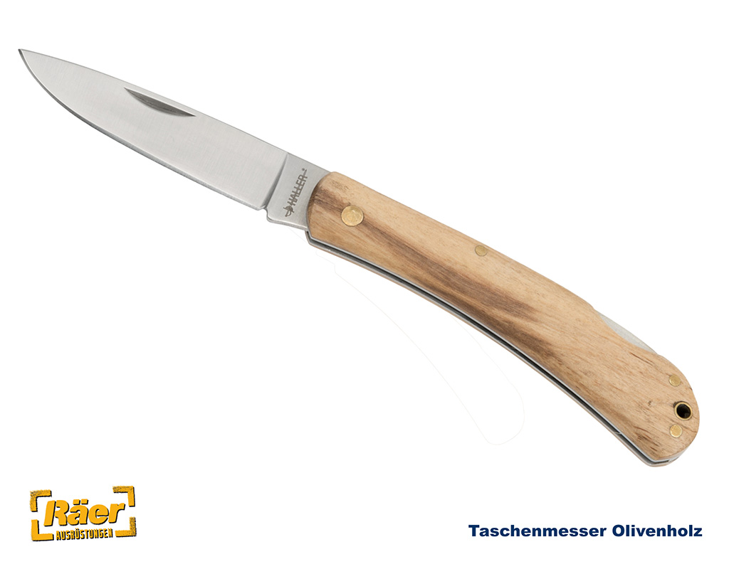 Taschenmesser Olivenholz braun    A