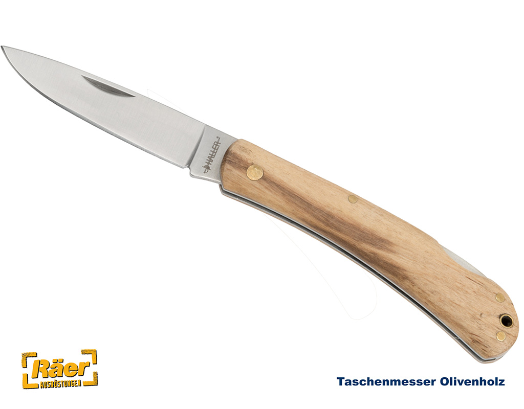 Taschenmesser Olivenholz braun    A