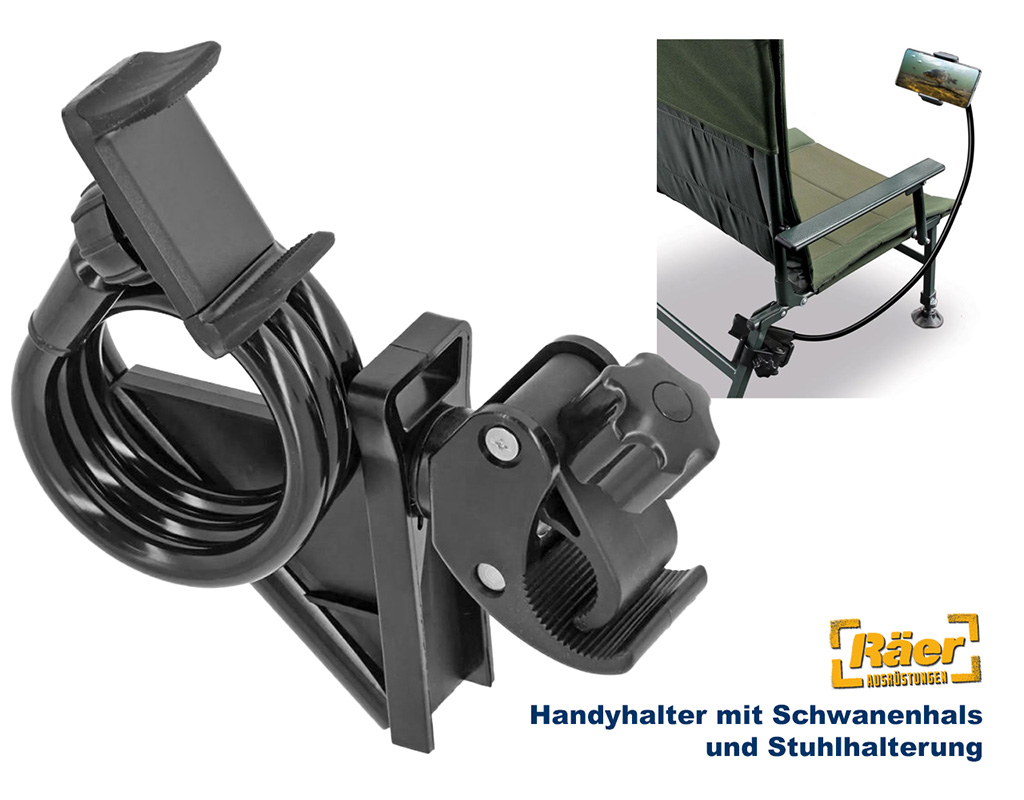 Handyhalter mit Schwanenhals und Stuhladapter A