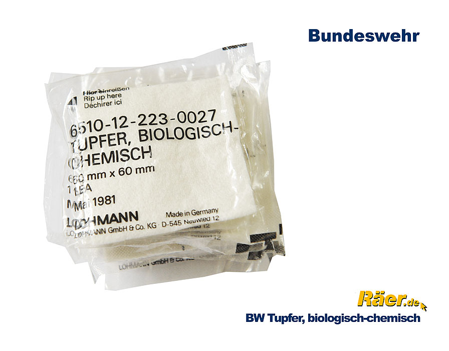 BW Tupfer, biologisch-chemisch 60x60 mm    A