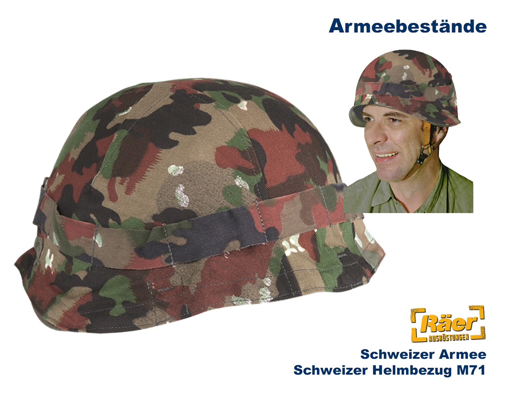 Schweizer Helmbezug M71    B