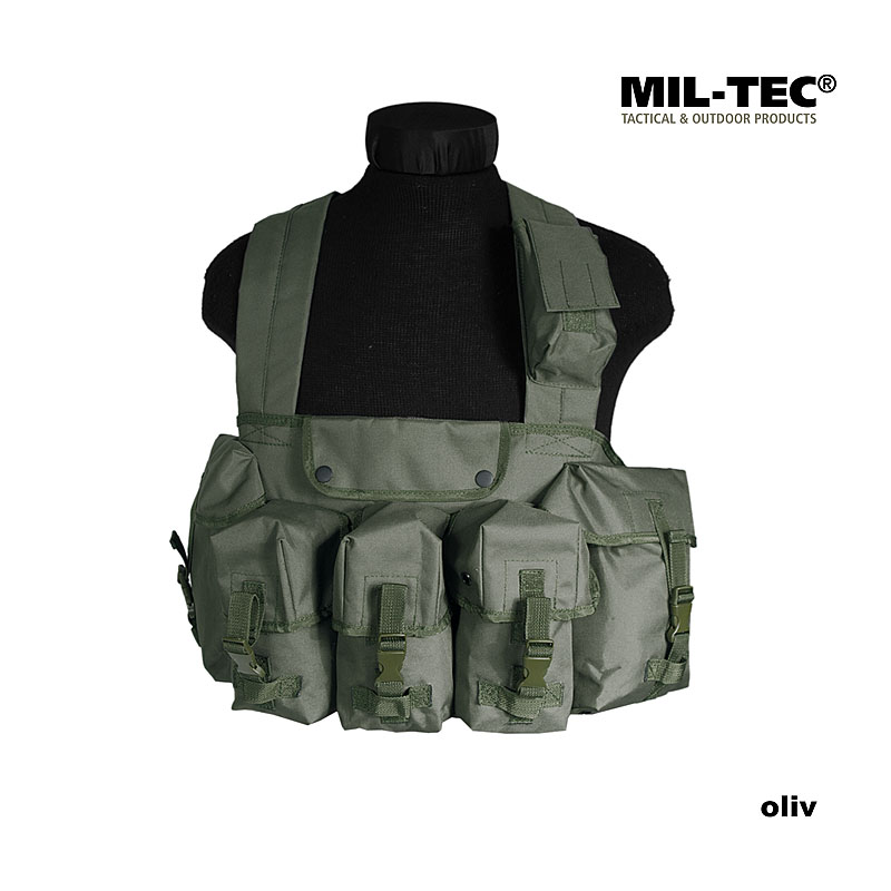 Mil-Tec Chest-Rig 6-Pocket, Einsatzweste    A