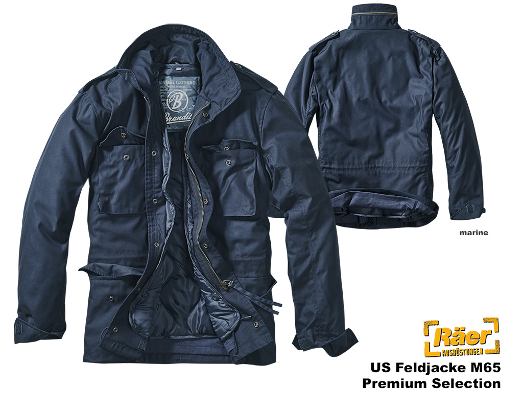 US Feldjacke M65, Premium Select, navy A