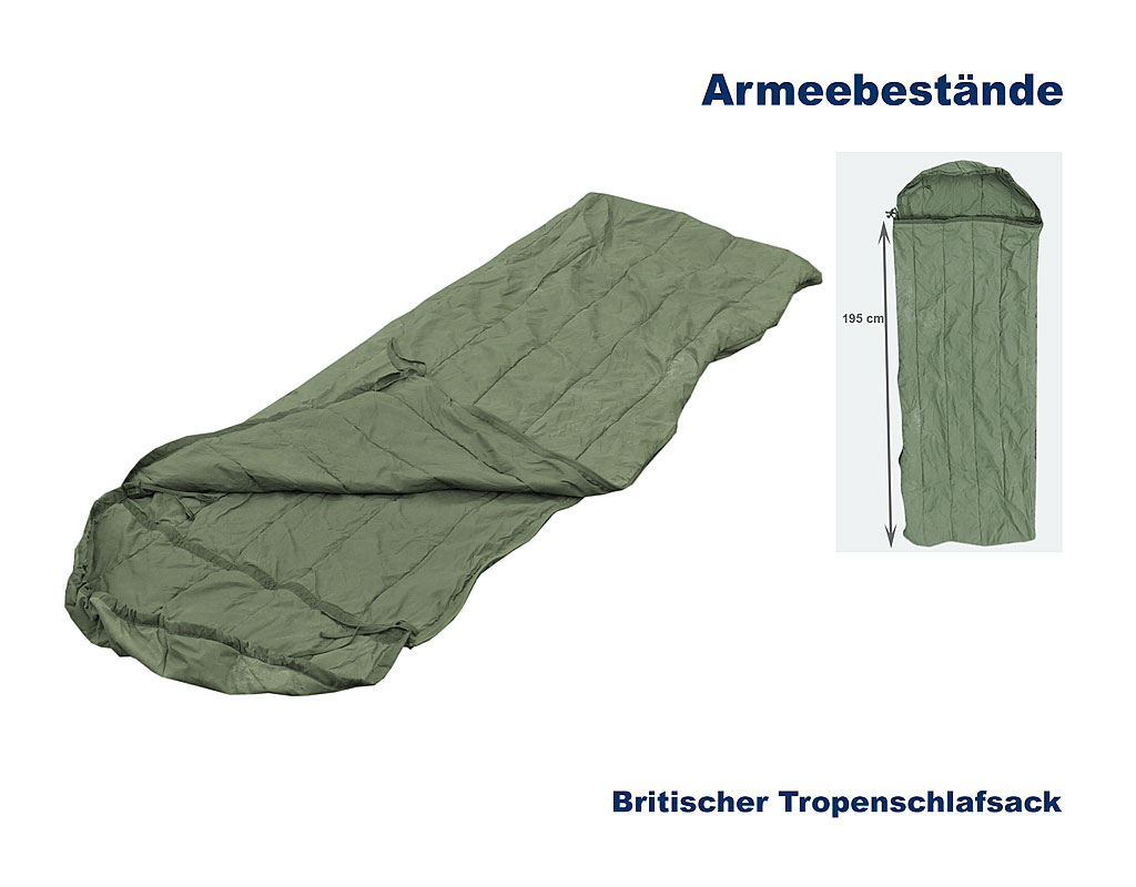 Britischer Tropenschlafsack Jungle    B