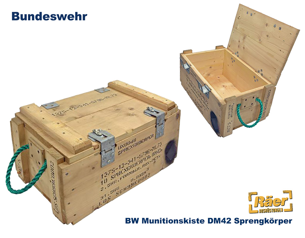 BW Holzkiste DM42 Sprengkörper    B