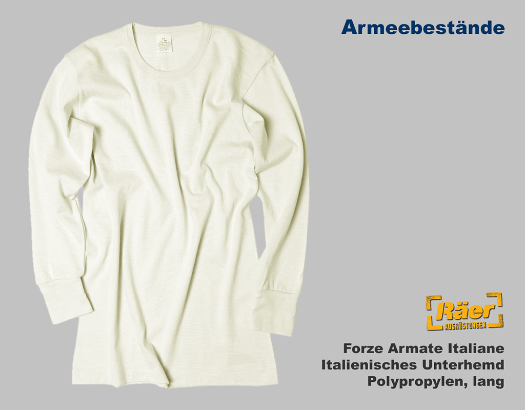 Italienisches Marine-Unterhemd Polypropylen    A/B