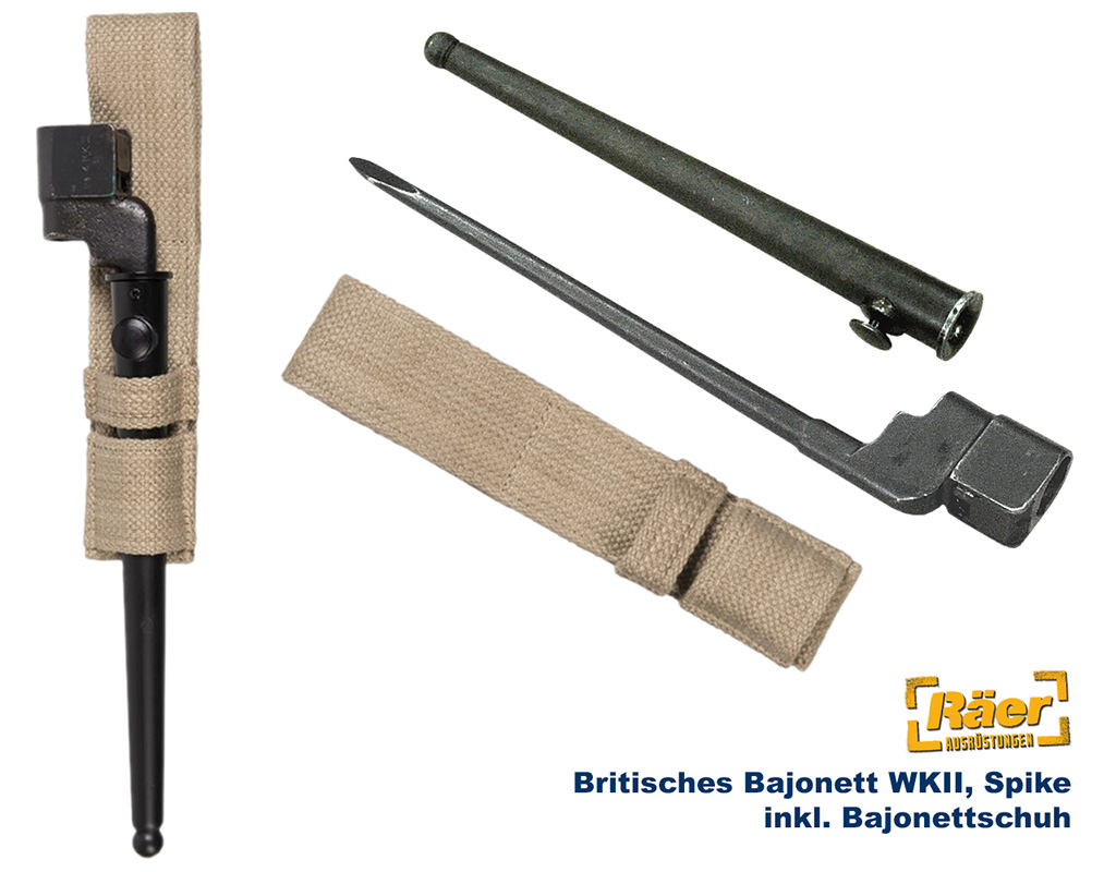 Britisches Spike Bajonett m. Scheide    B