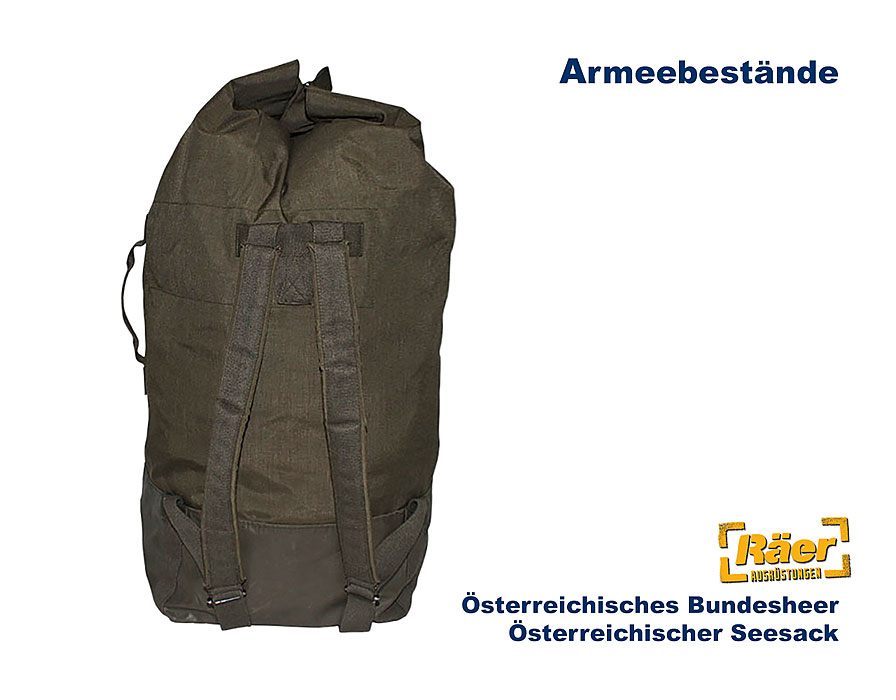 Österreichischer Seesack, Doppelgurt    B