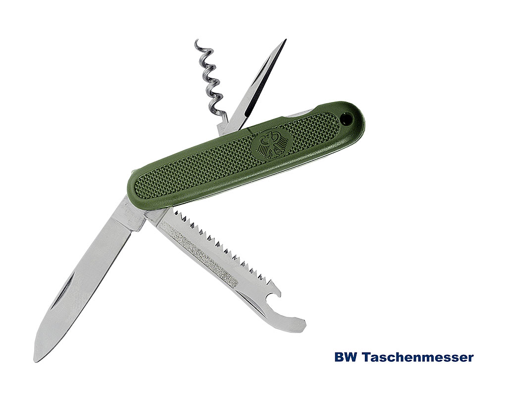 BW Taschenmesser, oliv    A