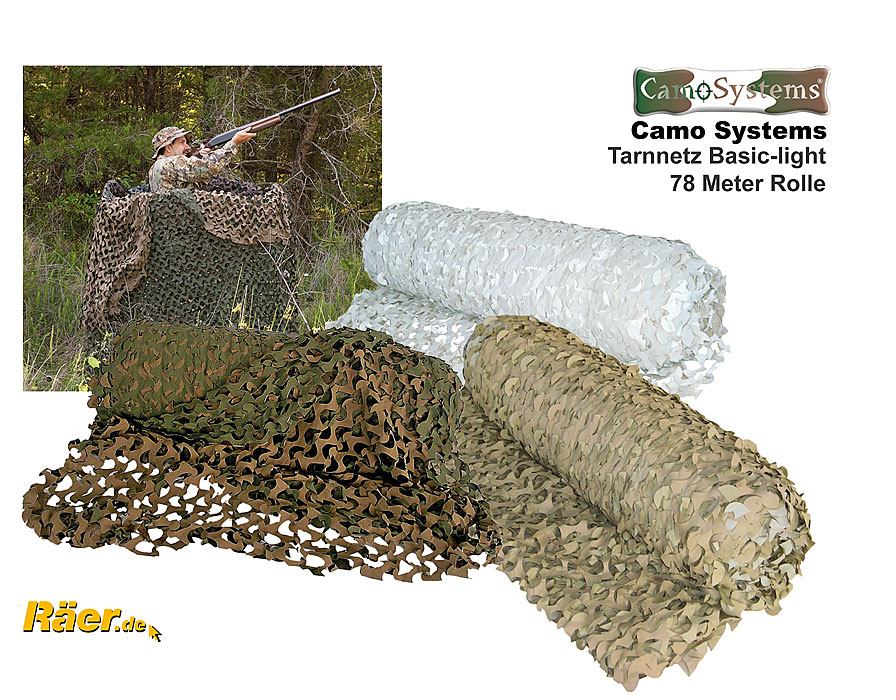 Camo Systems Tarnnetz "BASIC-Light" Rolle 187 m² A