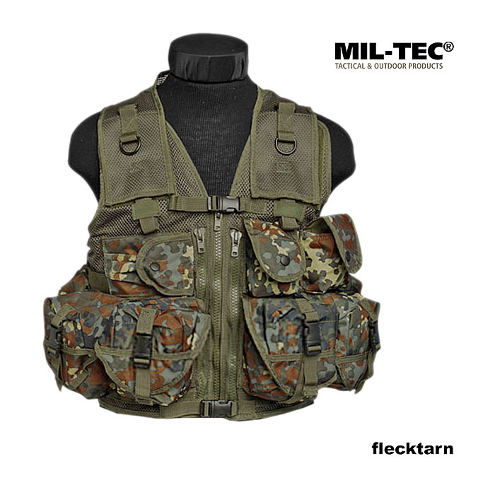 Mil-Tec Einsatzweste Tactical,  9 Taschen    A