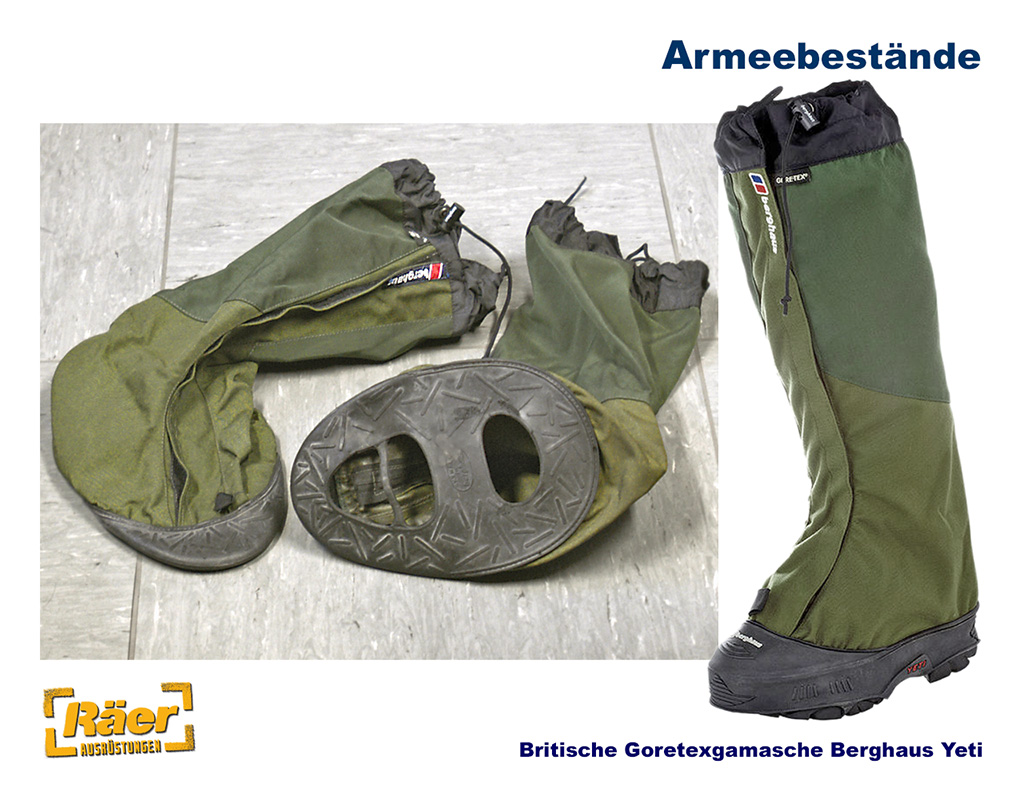 Brit. Gamaschen Yeti, Berghaus    B