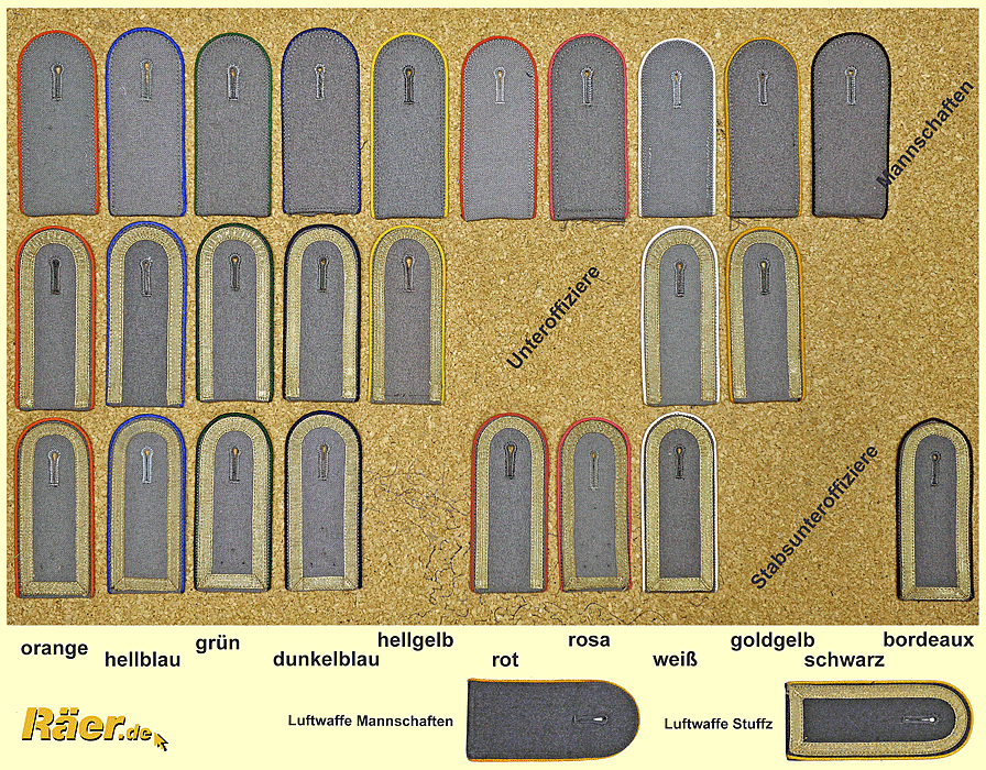 BW Schulterklappen ohne Lasche    B