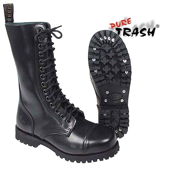 Grinders Herren Lederstiefel Schleifer Camelot CS Doppelschnalle