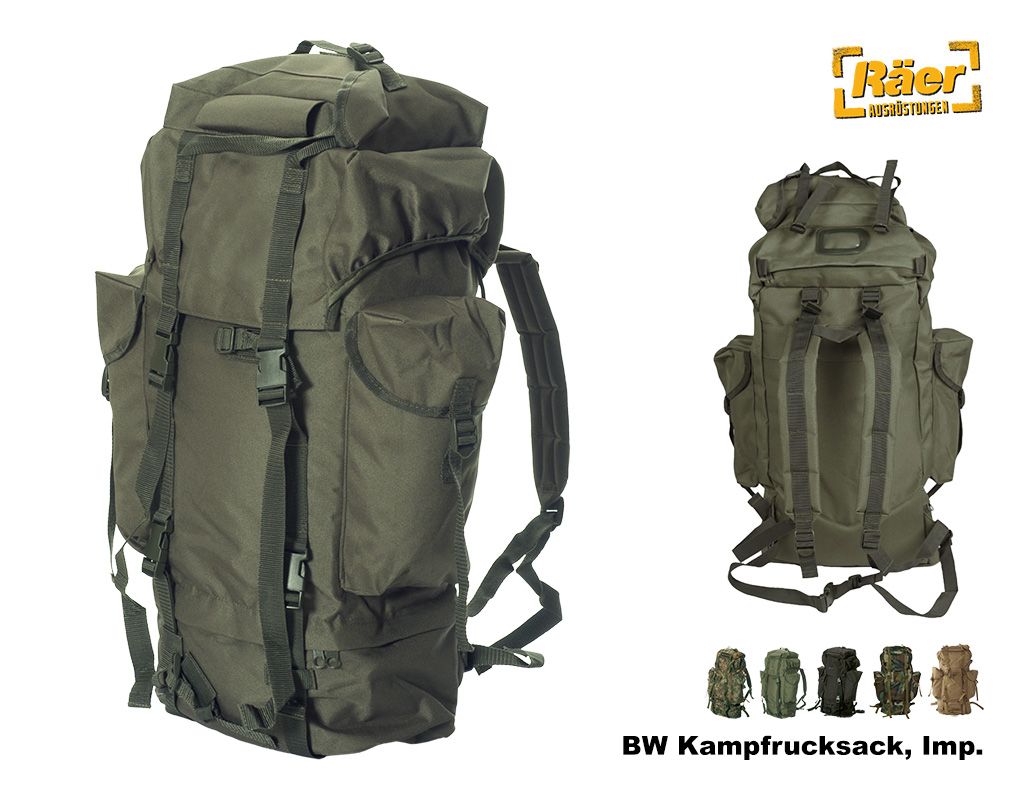 Bundeswehr Militärische Rucksäcke kaufen | Räer BW & Outdoor