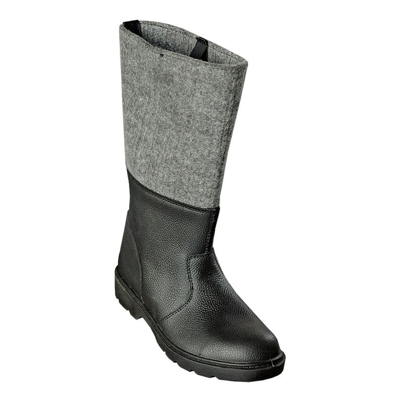 Chaussons Thermiques Horka Standard Noir – 4 Fermetures Velcro Réglables, Semelle Antidérapante TPR – Imperméables, Bandes Réfléchissantes
