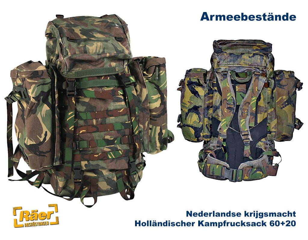 Bundeswehr Rucksäcke original Armee kaufen | Räer BW & Outdoor